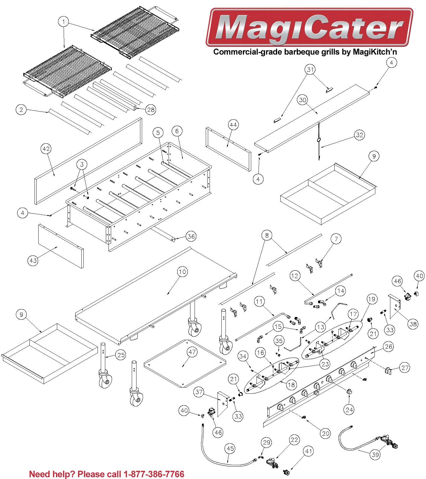 Magicater Grill Parts Zoom view