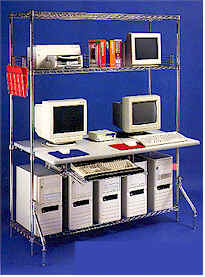 LAN Workstation with AKD211 keyboard shelf