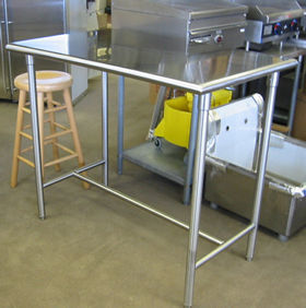 Custom Residential Stainless steel tables