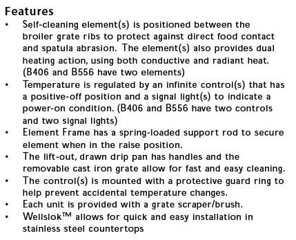 Wells Built In Char Broilers