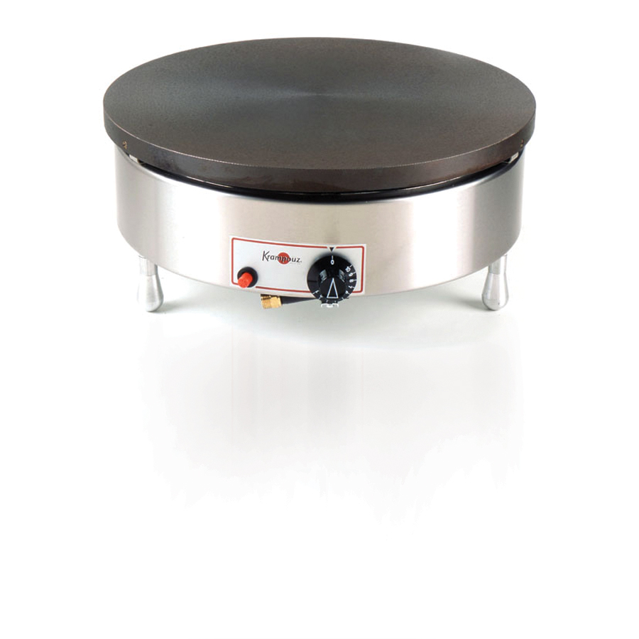 Crepe Makers Gas and Electric crepe griddles by Krampouz and Equipex