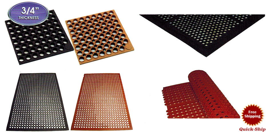 Commercial Kitchen Floor Mats for Restaurants with special anti fatigue features