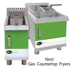 LoLo Gas Countertop Fryers