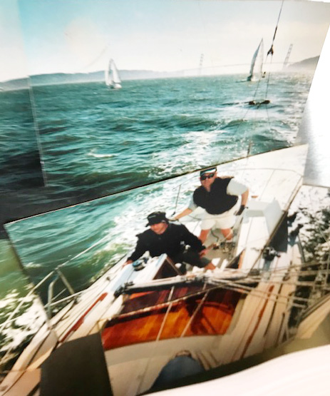 Skip and the Grinder Sailing Race Picture on San Francisco Bay