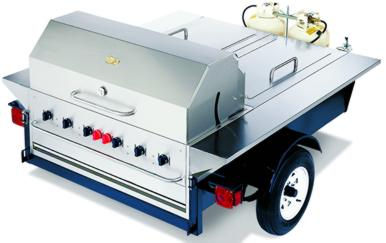 Mobile tow grill