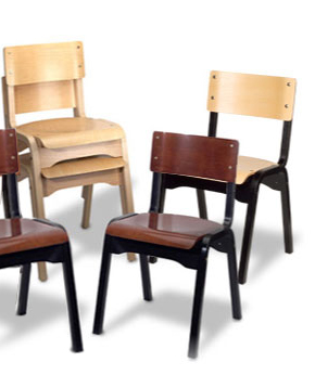 Carlo stacking chairs