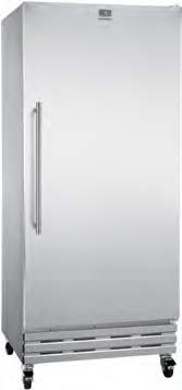 Refrigerator, Reach-In, 18 cubic ft. capacity