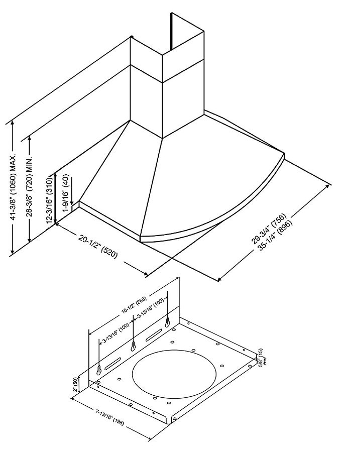 Kobe Recirculating Hoods for Residential Ranges