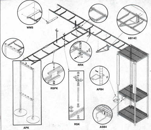 EIA Rack and Wire Management System