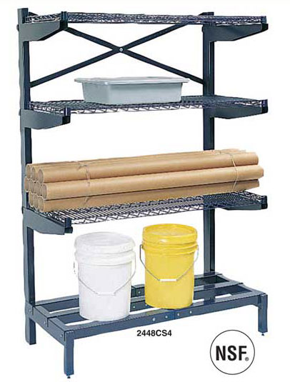 Free Standing Cantilivered Shelving Units