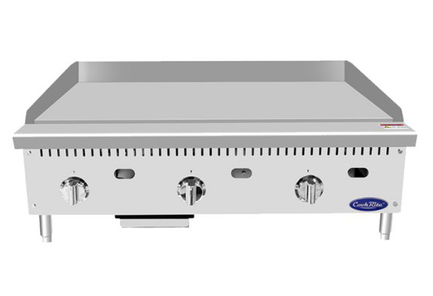 CookRite Griddle, Thermostatic Griddle, Gas, 36 inch size