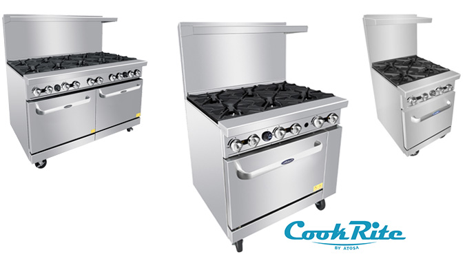 Cookrite by Atosa Gas Restaurant Ranges