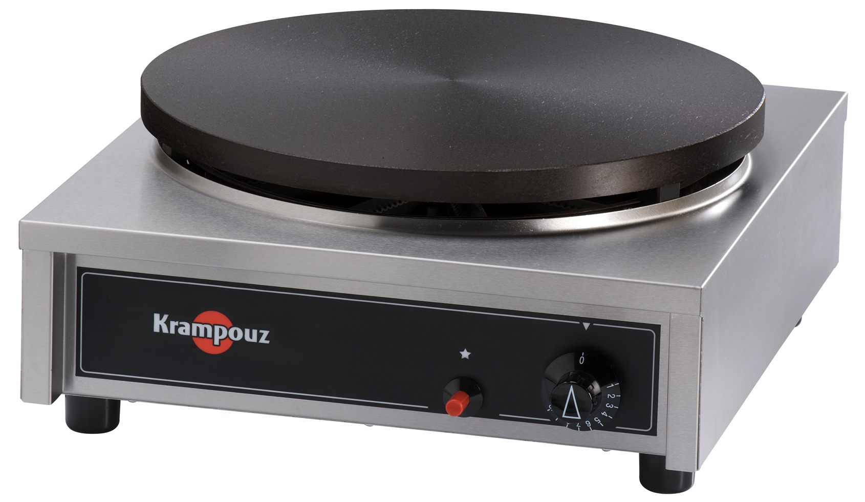 Crepe Makers Gas and Electric crepe griddles by Krampouz and Equipex