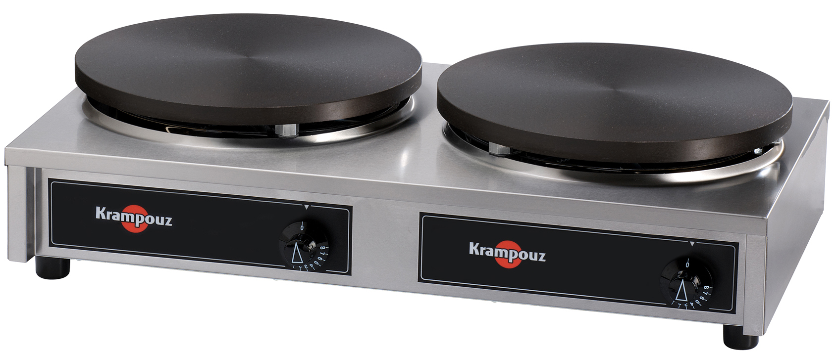 Crepe Makers Gas and Electric crepe griddles by Krampouz and Equipex