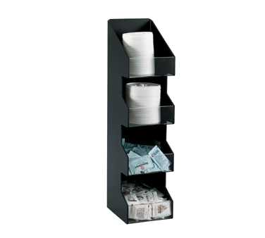 Four section countertop vertical lid/condiment organizer