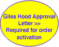 Hood Approval Letter