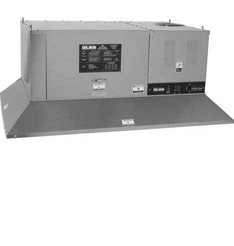 Ventless Exhaust System, Mounted Hood for Ovens, PO-VH