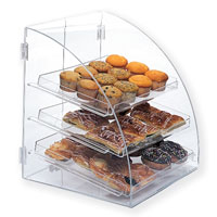 acrylic bakery display and serving cases