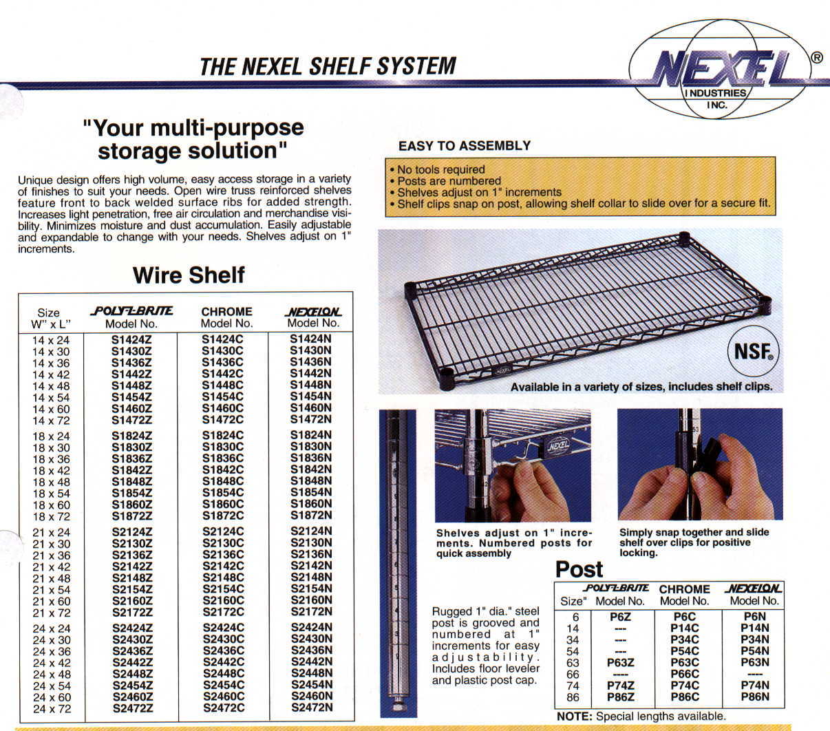 Nexel Specs