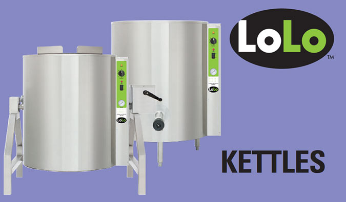 LOLO tilting kettles