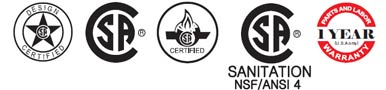 NSF and other certifications