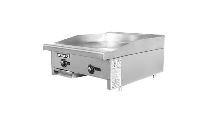 Manual or Thermostatically controlled griddles