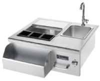 Stainless Steel Bar Tender Sink and Cooler