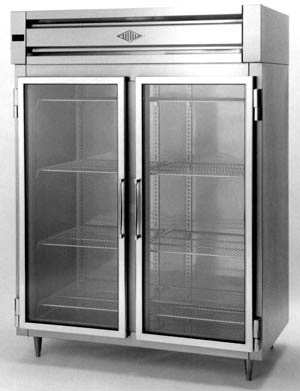 Utility Refrigerator with Glass Doors