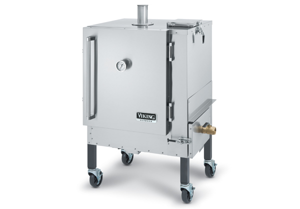 Viking Smokers have commercial grade stainless steel construction.